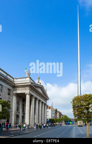 Der Turm von Dublin und General Post Office auf O' Connell Street, Dublin, Irland Stockfoto