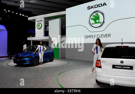 Skoda Flavia, Paris Motor Show, Frankreich Stockfoto