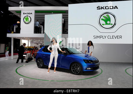 Skoda Flavia, Paris Motor Show, Frankreich Stockfoto