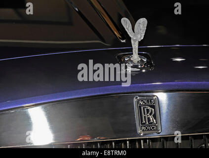 Rolls-Royce Phantom, Spirit of Ecstasy, Paris Motor Show, Frankreich Stockfoto