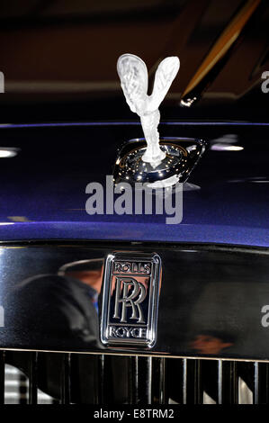 Rolls-Royce Phantom, Spirit of Ecstasy, Paris Motor Show, Frankreich Stockfoto