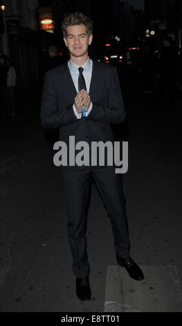 Paris-Premiere von "The Amazing Spider-Man 2" - Ankünfte mit: Andrew Garfield wo: Paris, Frankreich bei: 11. April 2014 Stockfoto