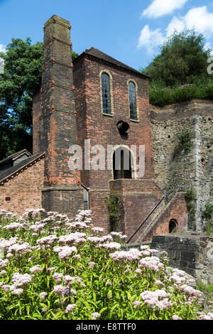 Hochöfen, Blists Hill viktorianischen Stadt Ironbridge, Shropshire, England, UK Stockfoto