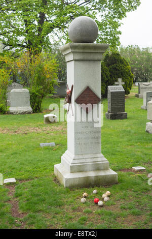 Henry Chadwick Grab Green-Wood Cemetery Stockfoto