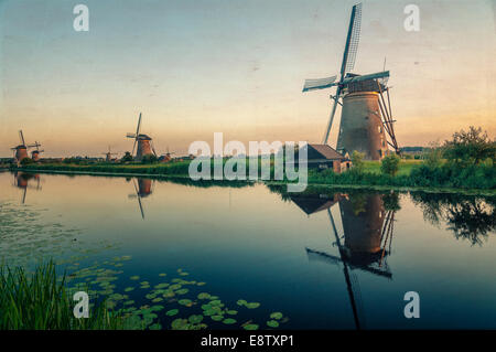 Windmühle Gelassenheit Stockfoto