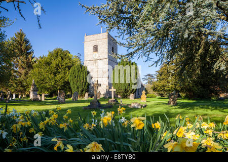 St. Marien Kirche Gottesmutter Eardisland Herefordshire England UK Stockfoto