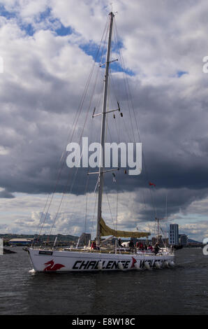 Yacht-Challange Wales in Cardiff Bay Stockfoto