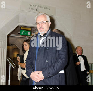 Alan Hollinghurst ehemaliger Booker-Preisträger für die Linie der Schönheit 2004 verlassen Event Credit: Prixnews/Alamy Live News London, UK. 14. Oktober 2014. Stockfoto