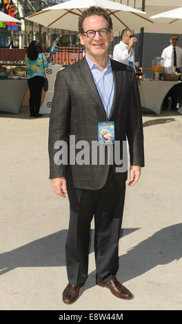 Universal Studios Hollywood Premieren Ultra-HD Animation 3D-Abenteuer "Despicable Me Minion Mayhem" und expansive interaktives Erlebnis "Super albern Spaß Land" Featuring: Larry Kurzweil Where: Hollywood, Kalifornien, USA bei: 11. April 2014 Stockfoto