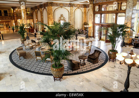 Fairmont San Francisco Hotel-Lobby, Nob Hill Stockfoto