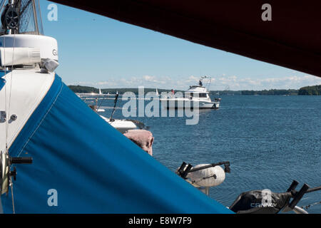 Sodus Bay Marina. Stockfoto