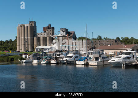 Sodus Bay Marina. Stockfoto