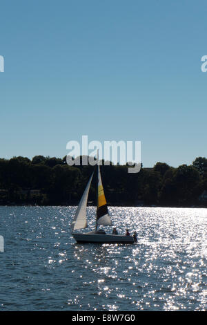 Sodus Bay Marina. Stockfoto