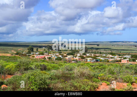 Ebenhaezer Siedlung in der Nähe von Lutzville, Western Cape, Südafrika Stockfoto