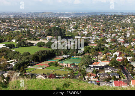 Auckland, Neuseeland-Landschaftsarchitektur Stockfoto