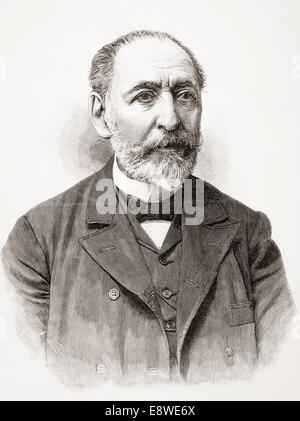 Francisco Asenjo Barbieri, 1823 – 1894.   Der beliebte spanische Oper bilden, Zarzuela Komponisten. Stockfoto