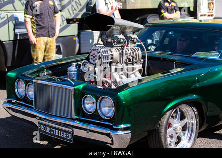 Ein Hot-Rod-Auto beim Bathurst 1000 Rennen in Australien Stockfoto