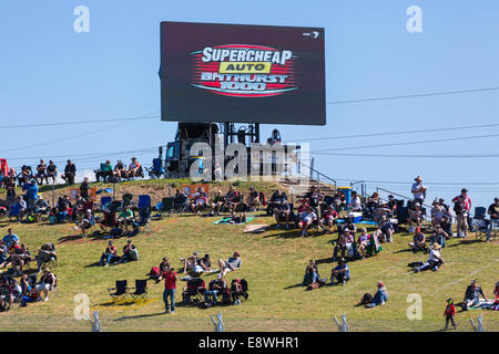 Das Bathurst 1000 Rennen am Mount Panorama in Bathurst in Australien Stockfoto