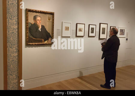 Presse-Preview der Ausstellung Anarchie & Schönheit: William Morris und sein Vermächtnis, 1860-1960, National Portrait Gallery, London. Stockfoto