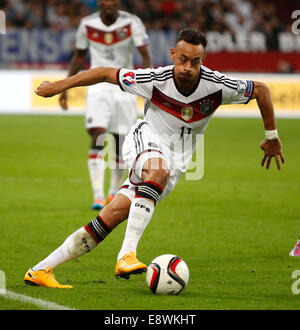 Deutschlands Karim Bellarabi während der Europäischen Qualifikationsspiel zwischen Deutschland und Irland, Veltins Arena in Gelsenkirchen am 14. Oktober., 2014. Stockfoto