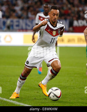 Deutschlands Karim Bellarabi während der Europäischen Qualifikationsspiel zwischen Deutschland und Irland, Veltins Arena in Gelsenkirchen am 14. Oktober., 2014. Stockfoto