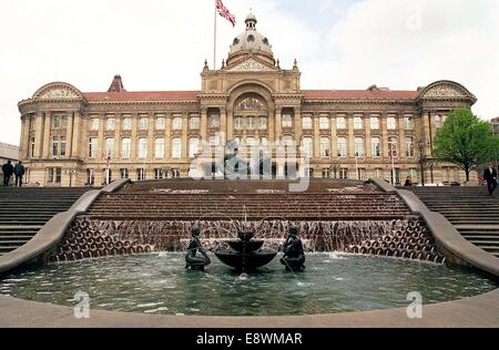 Das Rathaus in Victoria Square, Birmingham. Stockfoto