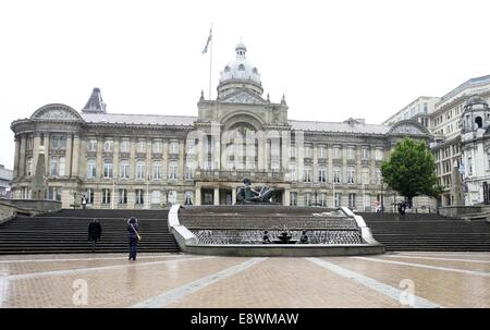 Das Rathaus in Victoria Square, Birmingham. Stockfoto