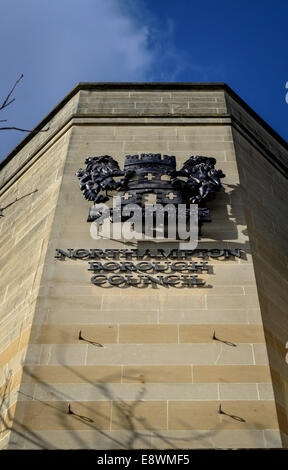 Die Guildhall am St Giles Square, Northampton, England Stockfoto