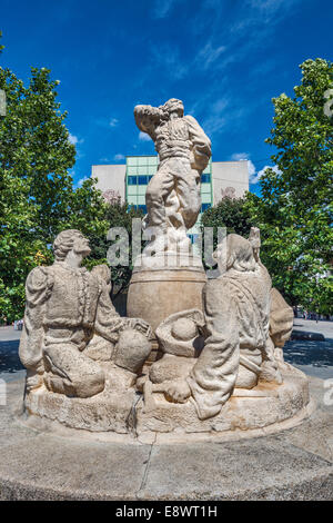 Janosik Statue in Martin, Zilina Region, Slowakei Stockfoto