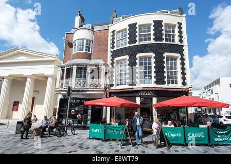 Reisen / touristische Bilder von Brighton und Hove, Sussex, England, Meer, Pier, Stadt, Geschäfte, Strand, Stege, Sehenswürdigkeiten, Pavillon, Stockfoto