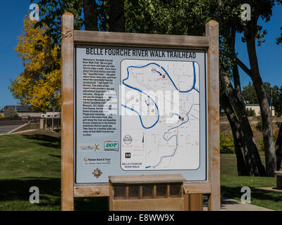 Historischen Bezirk von Belle Fourche, South Dakota, USA Stockfoto