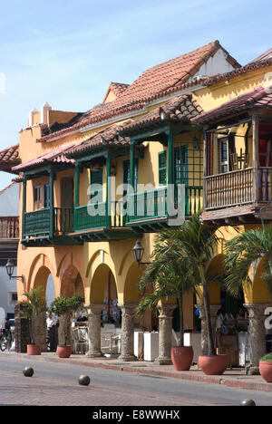 In der Nähe von Puerto del Reloj, Cartagena de Indias, Kolumbien Stockfoto