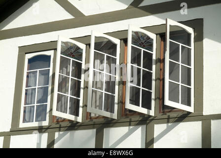 Windows ein Wohnsitz in San Diego, Kalifornien, USA Stockfoto