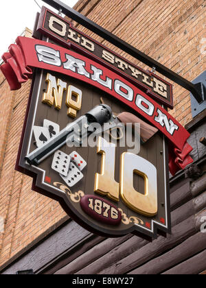 Historische Hauptstraße in Deadwood, South Dakota, USA Stockfoto