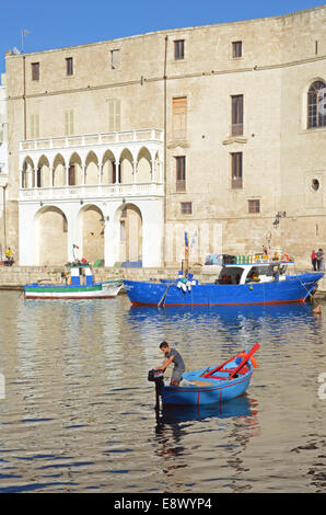 Porto-Vecchio, Monopoli, Apulien, Italien Stockfoto