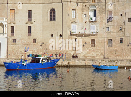 Porto-Vecchio, Monopoli, Apulien, Italien Stockfoto