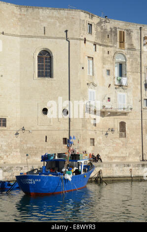 Porto-Vecchio, Monopoli, Apulien, Italien Stockfoto