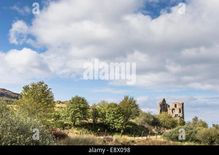 Tarbert Castle in West Argyll, Schottland. Stockfoto