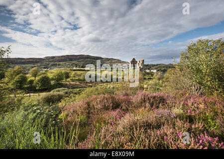 Tarbert Castle in West Argyll, Schottland. Stockfoto