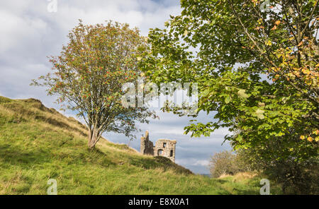 Tarbert Castle in West Argyll, Schottland. Stockfoto