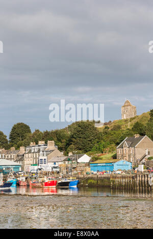 Tarbert Burg & Hafen im Westen Argyll, Schottland. Stockfoto