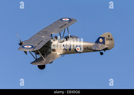 Hawker Hind - klassische RAF Vorkriegs-Kämpfer Stockfoto