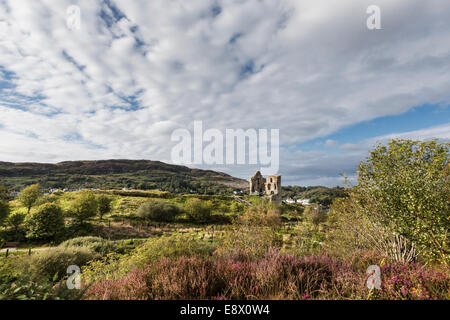 Tarbert Castle in West Argyll, Schottland. Stockfoto