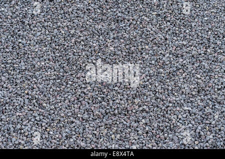 Textur von Stein Schutt, Oberfläche mit einer großen Anzahl von Steinen Stockfoto
