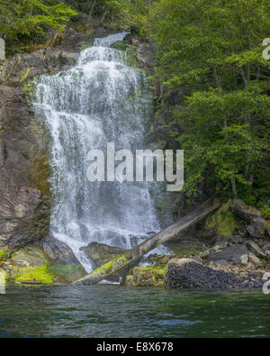 Desolation Sound, Britisch-Kolumbien: Cassel verliebt sich in Teakerne Arm des West Redonda Island, Teakerne Arm Provincial Park Stockfoto