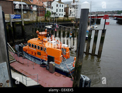 Whitby Rettungsboot Stockfoto