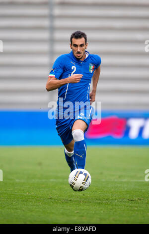 Reggio Emilia, Italien. 14. Oktober 2014. Davide Zappacosta (ITA) Fußball: UEFA European Under-21 Championship 2015 Qualifikation Play-offs Rückspiel-match zwischen Italien 3-1 Slowakei bei Mapei Stadion-Citta del Tricolore in Reggio Emilia, Italien. © Maurizio Borsari/AFLO/Alamy Live-Nachrichten Stockfoto