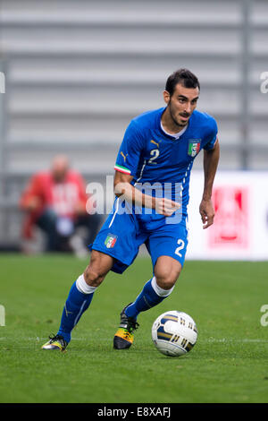 Reggio Emilia, Italien. 14. Oktober 2014. Davide Zappacosta (ITA) Fußball: UEFA European Under-21 Championship 2015 Qualifikation Play-offs Rückspiel-match zwischen Italien 3-1 Slowakei bei Mapei Stadion-Citta del Tricolore in Reggio Emilia, Italien. © Maurizio Borsari/AFLO/Alamy Live-Nachrichten Stockfoto