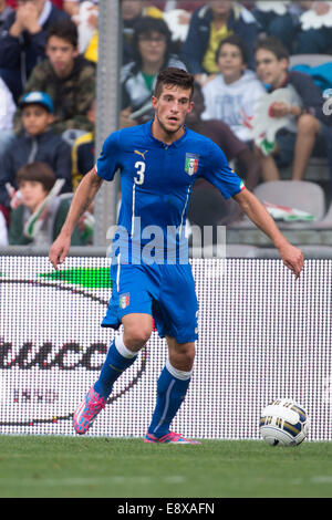 Reggio Emilia, Italien. 14. Oktober 2014. Cristiano Biraghi (ITA) Fußball: UEFA European Under-21 Championship 2015 Qualifikation Play-offs Rückspiel-match zwischen Italien 3-1 Slowakei bei Mapei Stadion-Citta del Tricolore in Reggio Emilia, Italien. © Maurizio Borsari/AFLO/Alamy Live-Nachrichten Stockfoto