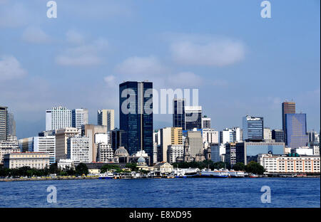 Skyline von Centro Bezirk Rio De Janeiro Brasilien Stockfoto